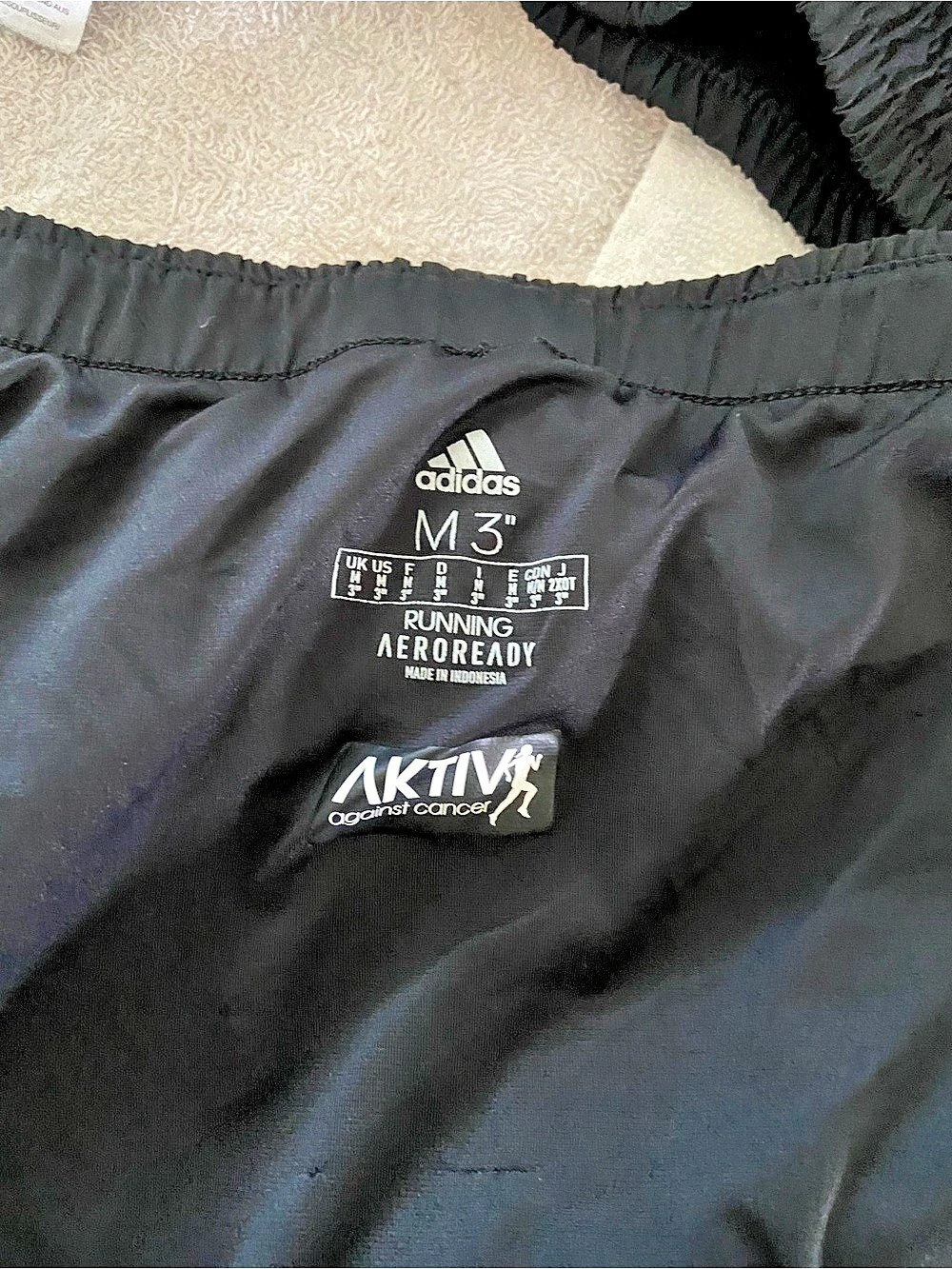 adidas Pacer 3-Stripes Woven Shorts Athletic Shorts Black & Pink Medium - Picture 8 of 8